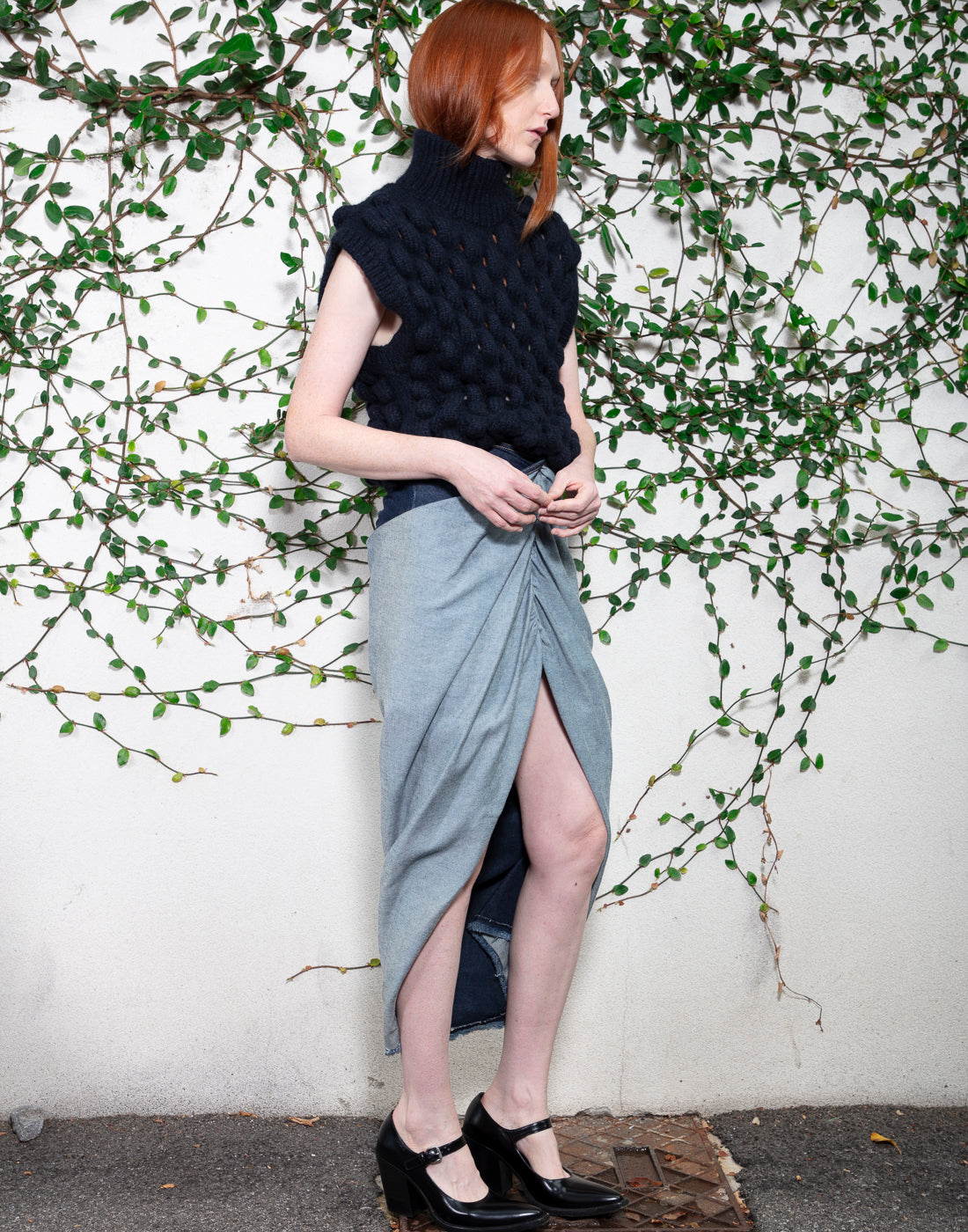 Sculptural Maxi Skirt By Alaia