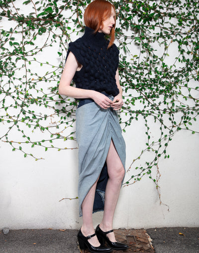 Sculptural Maxi Skirt By Alaia