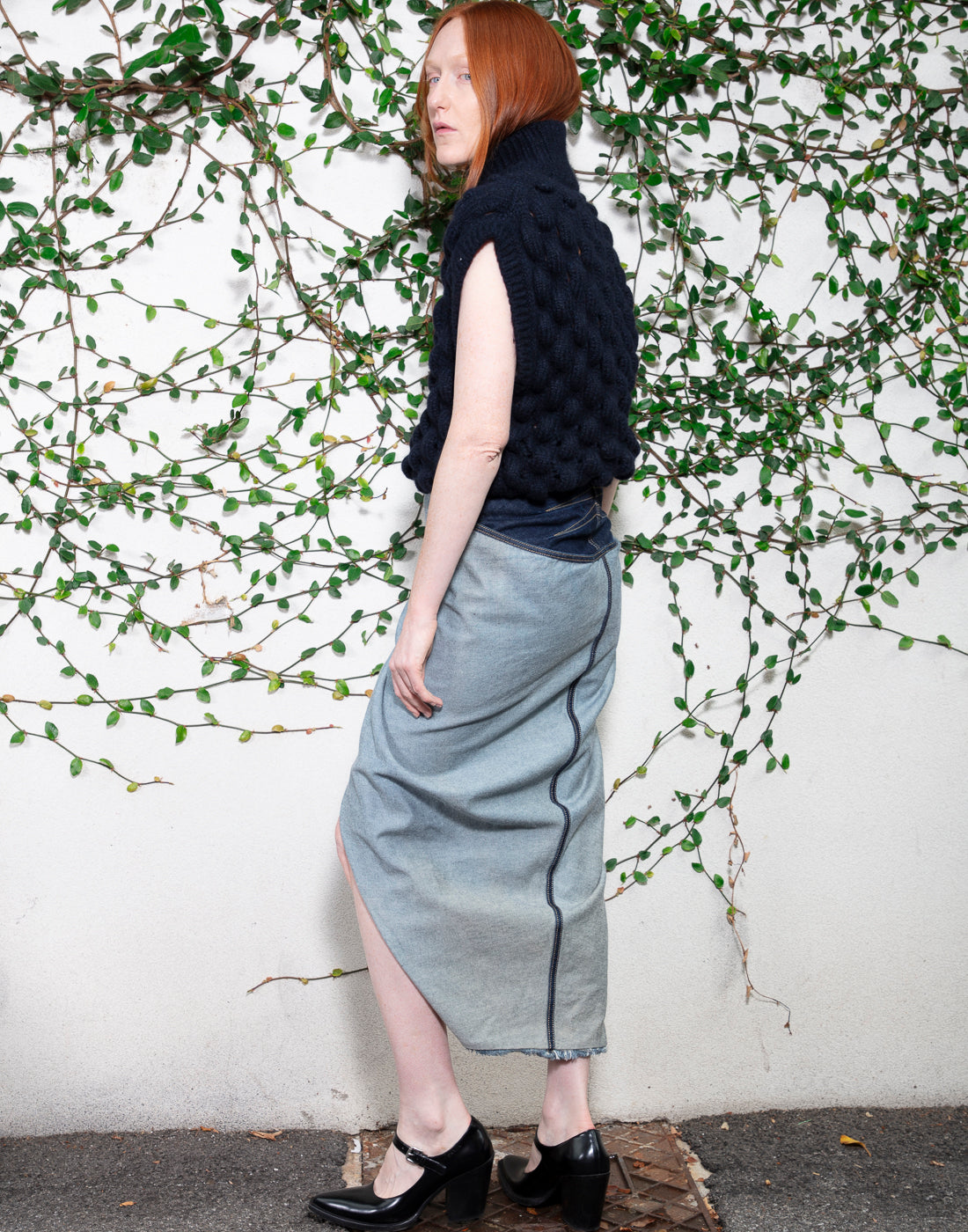 Sculptural Maxi Skirt By Alaia