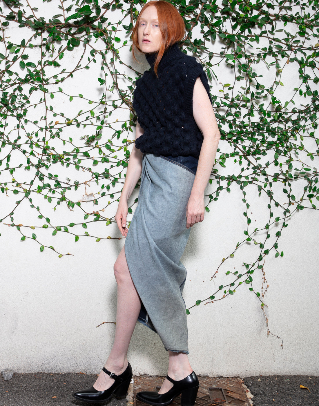 Sculptural Maxi Skirt By Alaia