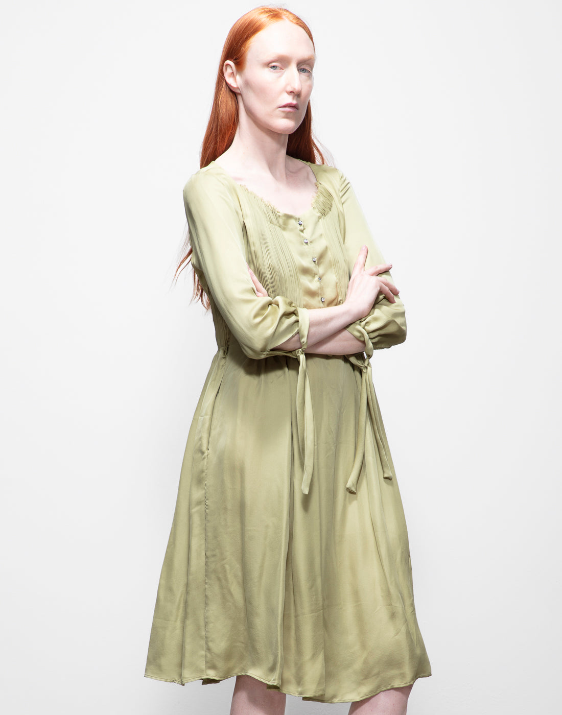 Bottega Veneta Silk Midi Dress – Frida