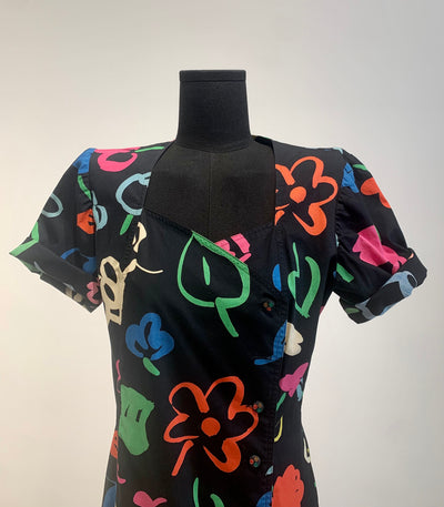 Cool & Fun Cotton Dress By Ungaro