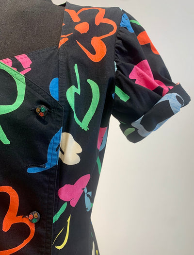 Cool & Fun Cotton Dress By Ungaro