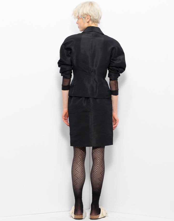 Chanel 80's Fashion Show Jacket Suit With Pearl Pockets – Frida