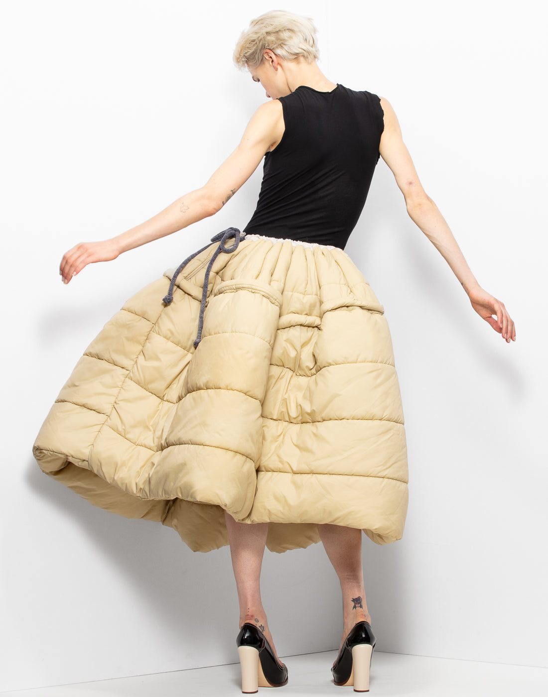 Puffer Mid-Lenght Skirt