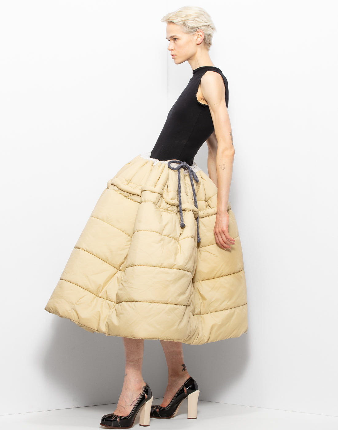 Puffer Mid-Lenght Skirt