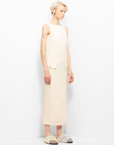 Ferrè Midi Cream Dress