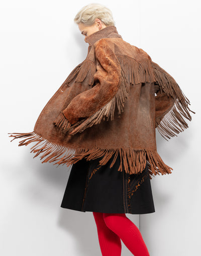 Longe Fringe Jacket From Mexico