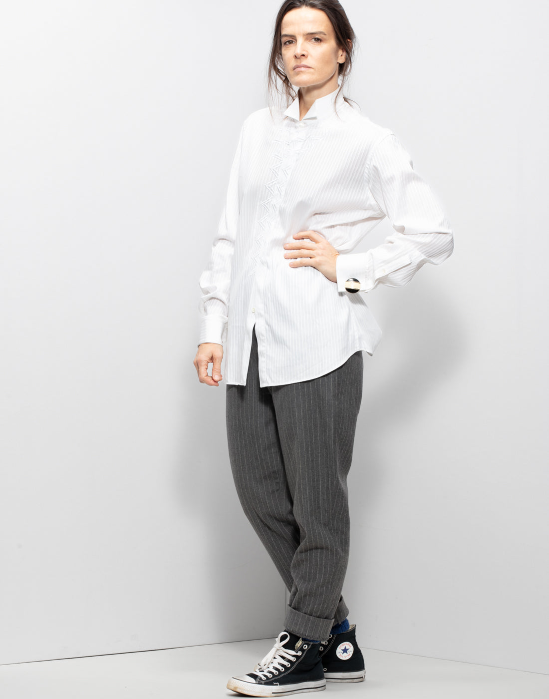 Ferrè White Unisex Shirt