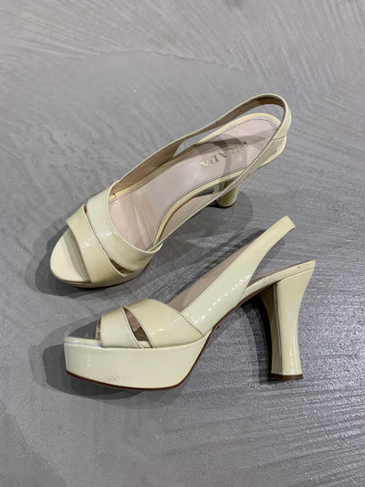 Classic Paten Leather Prada Platforms
