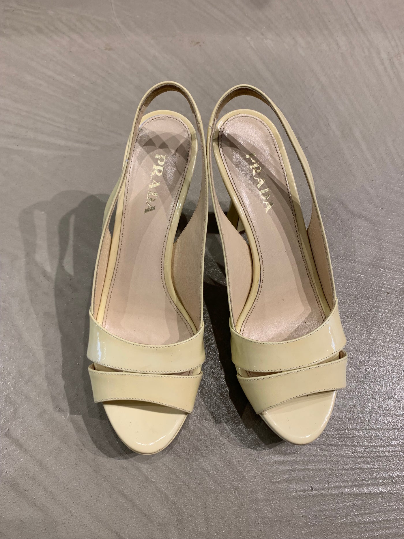 Classic Paten Leather Prada Platforms