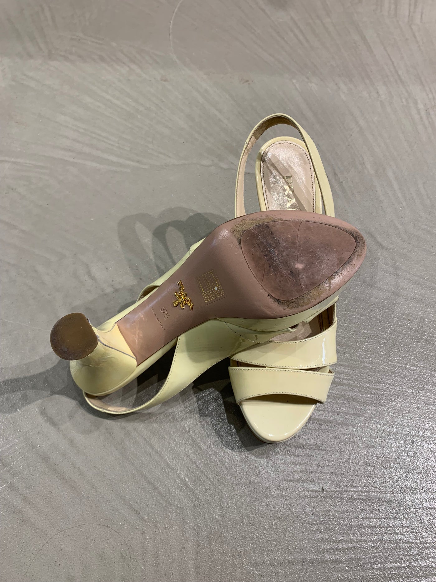 Classic Paten Leather Prada Platforms