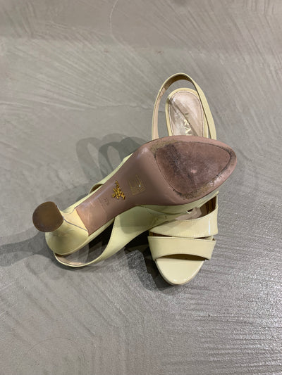 Classic Paten Leather Prada Platforms