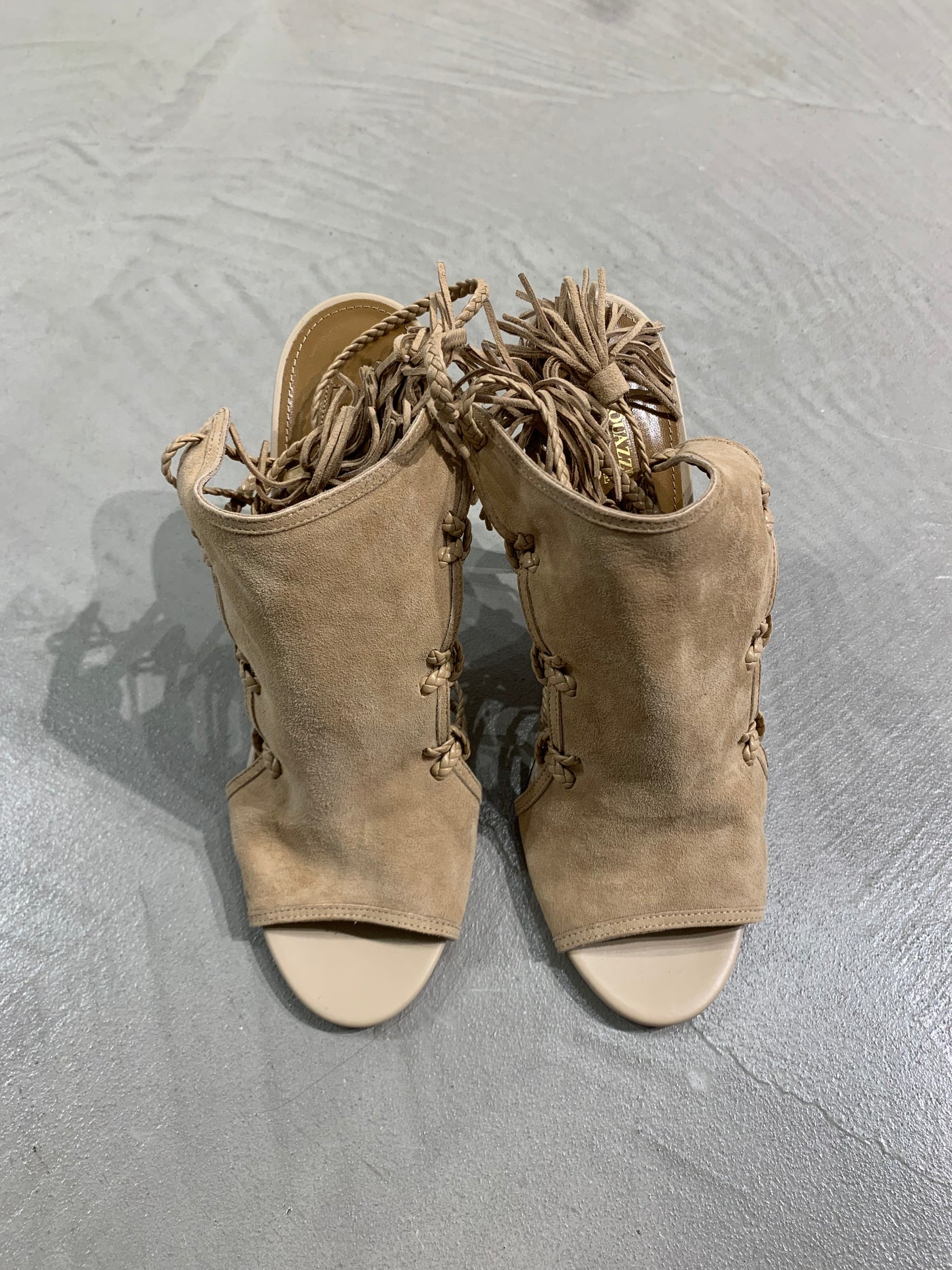 Beautiful Suede Aquazzurra heels