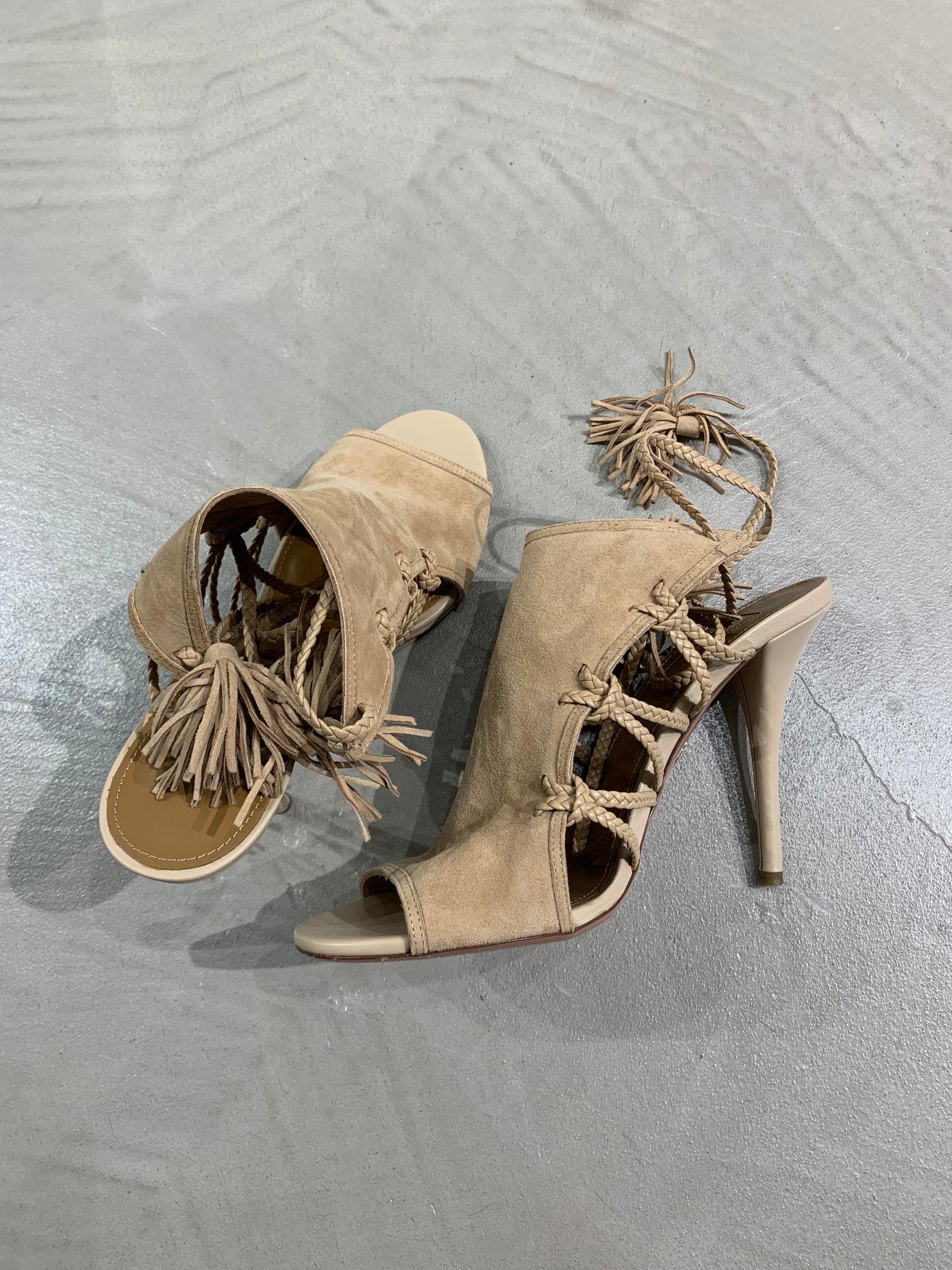 Beautiful Suede Aquazzurra heels