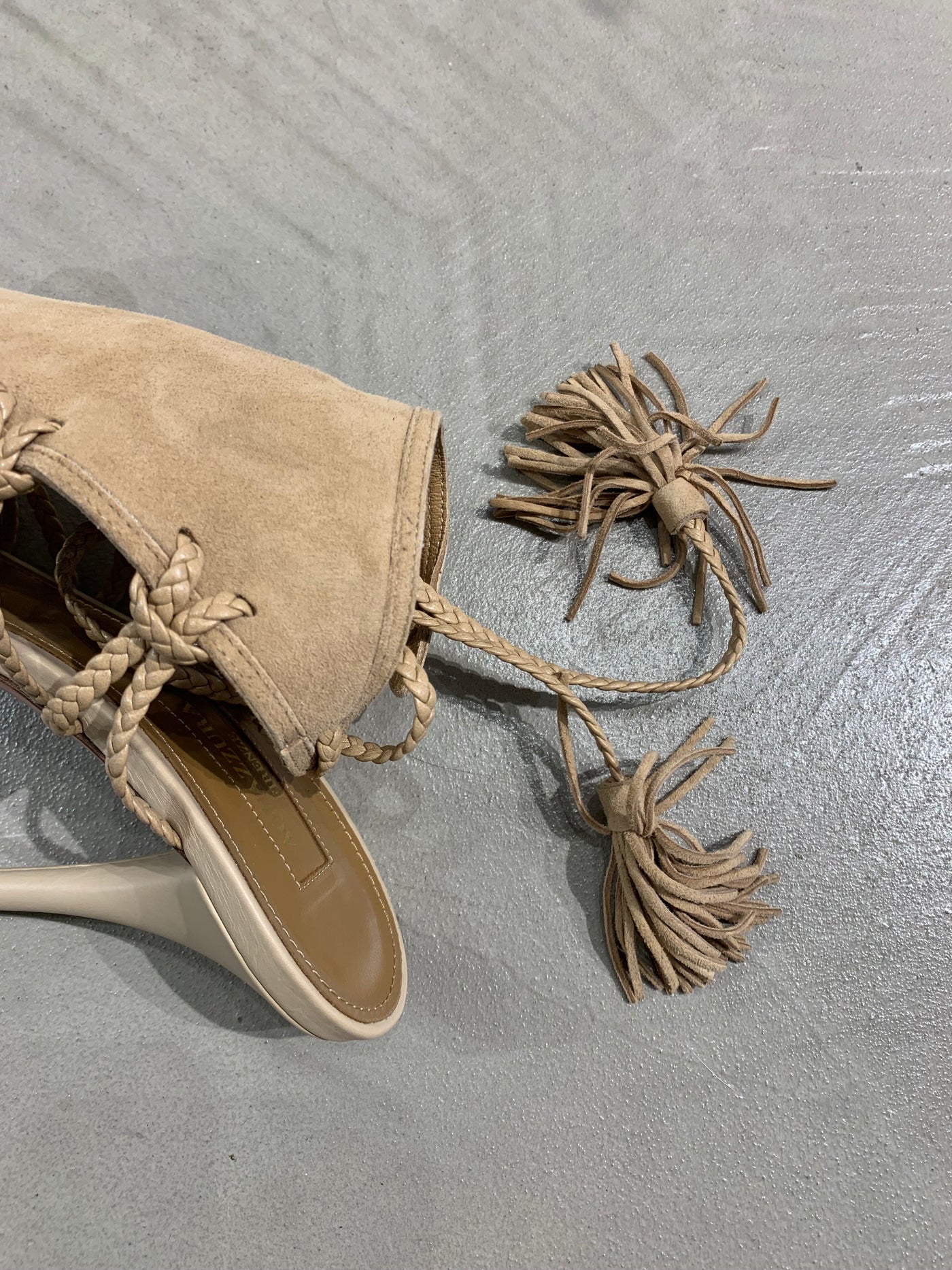 Beautiful Suede Aquazzurra heels