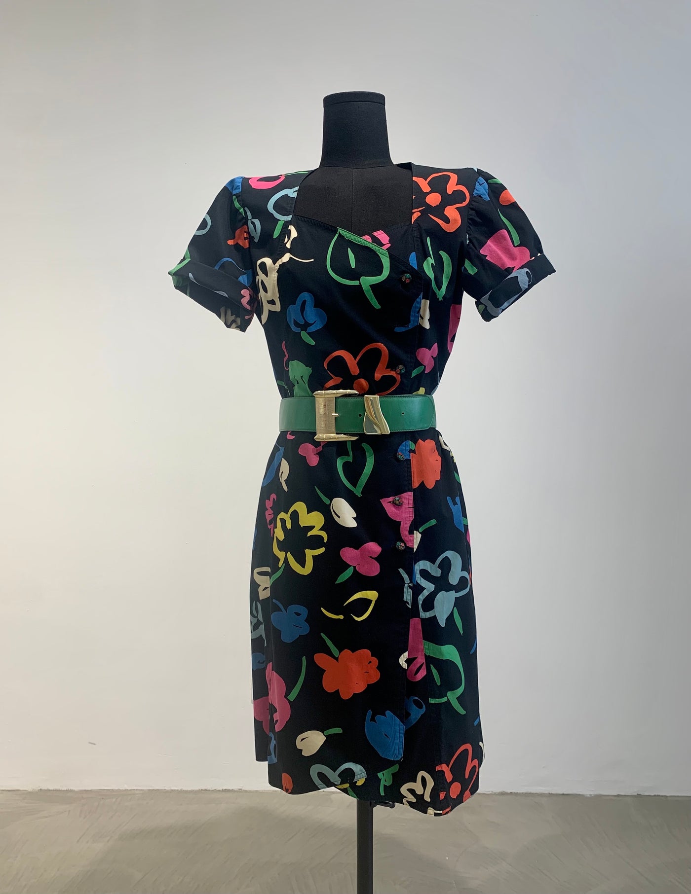 Cool & Fun Cotton Dress By Ungaro