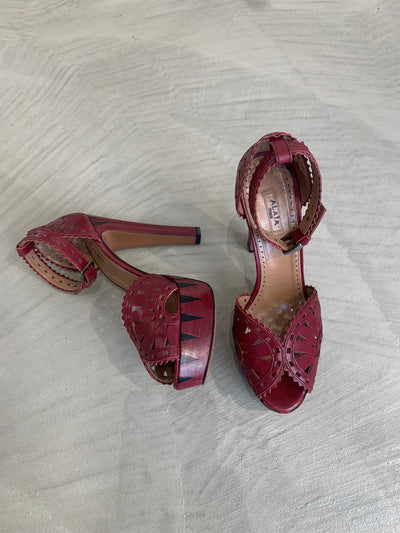 Gorgeous Alaia Leather Platforms