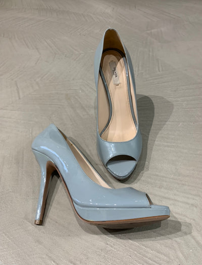 Classic Baby Blue Prada Platforms