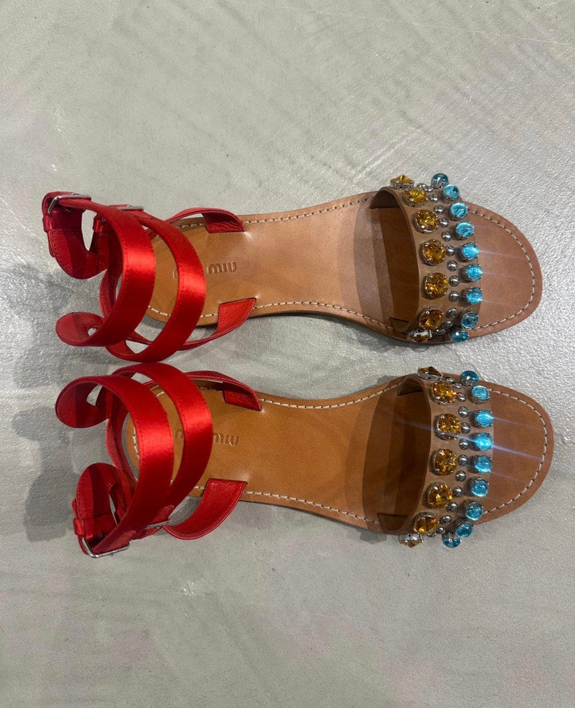 Gorgeous Miu Miu Summer Flats