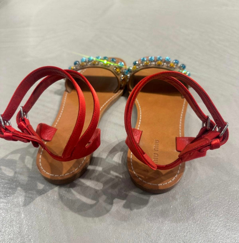 Gorgeous Miu Miu Summer Flats