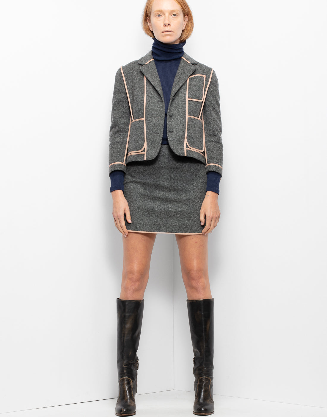 Marni Gray Skirt Suit
