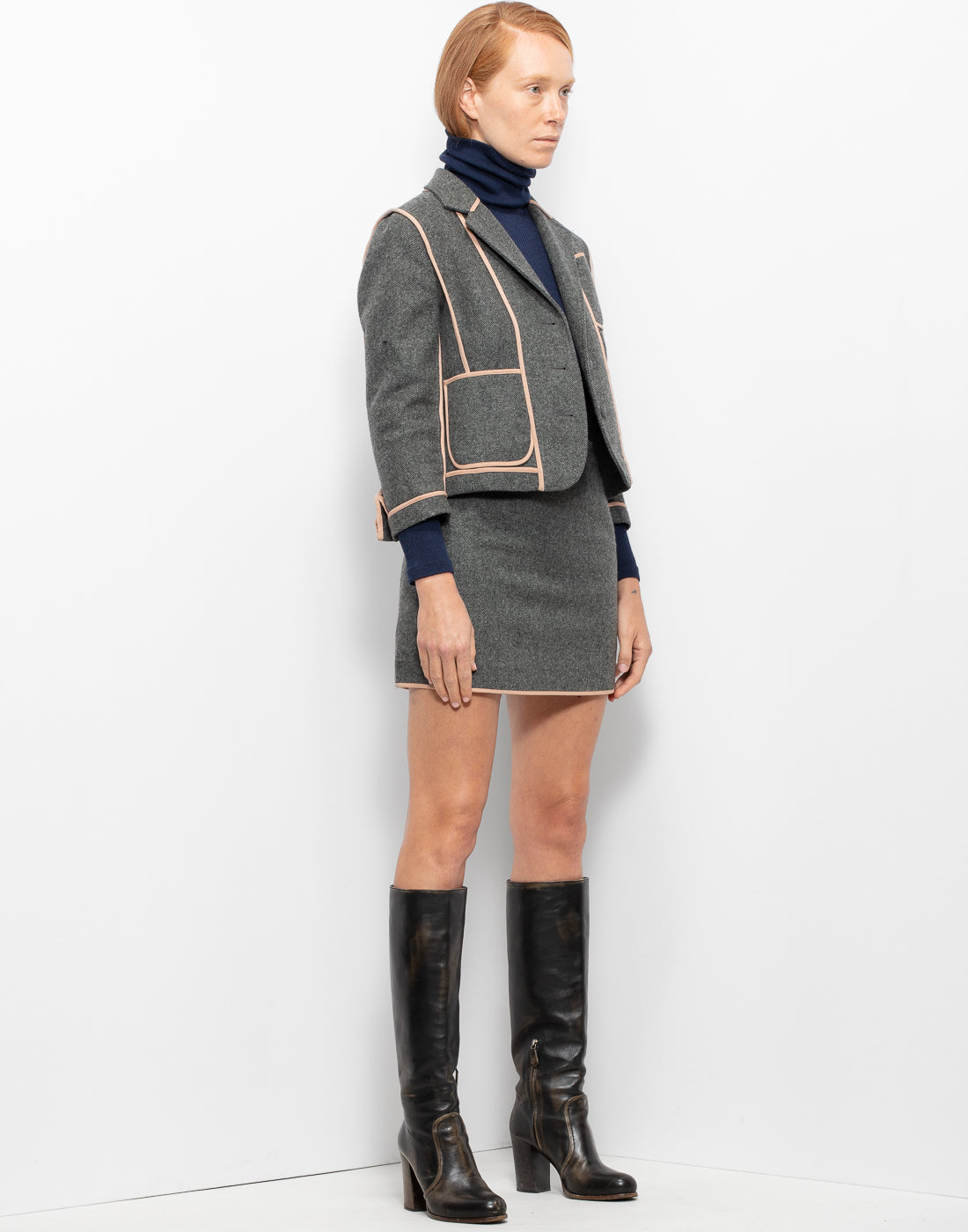Marni Gray Skirt Suit
