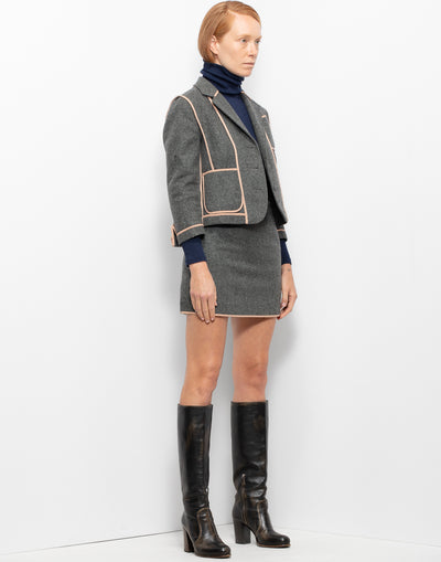 Marni Gray Skirt Suit