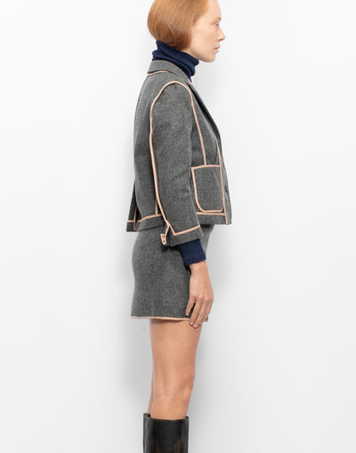 Marni Gray Skirt Suit