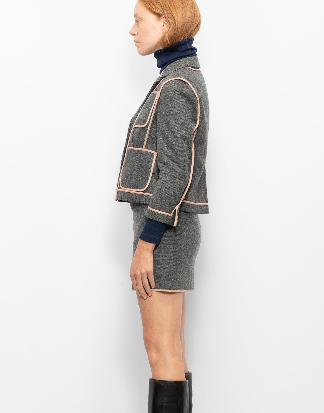 Marni Gray Skirt Suit