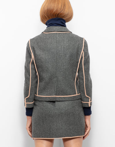 Marni Gray Skirt Suit