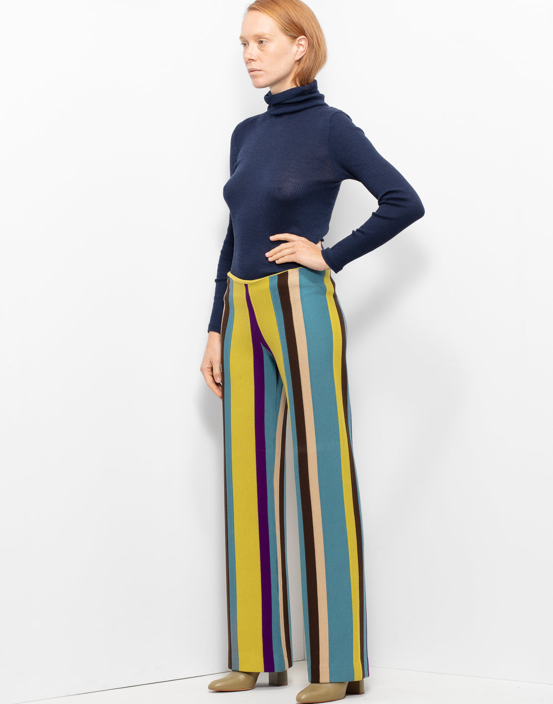 Marni Colorful Bootcut Trousers
