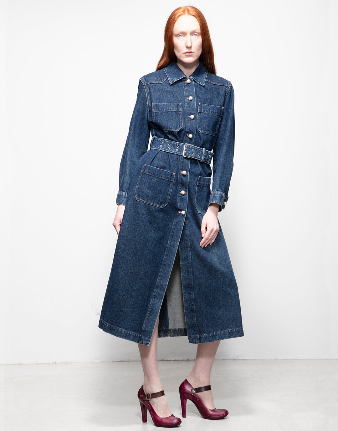 Miu Miu Denim Dress / Dust Coat – Frida