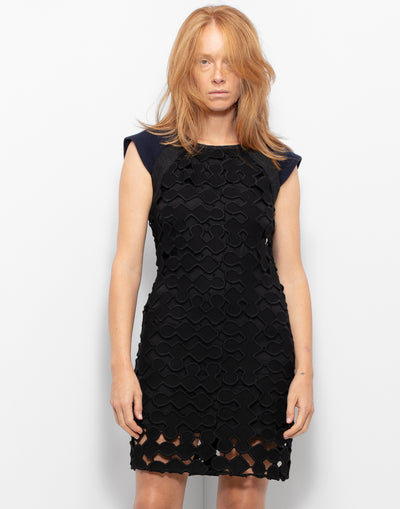 Miu Miu Mini Wool Crochet Dress
