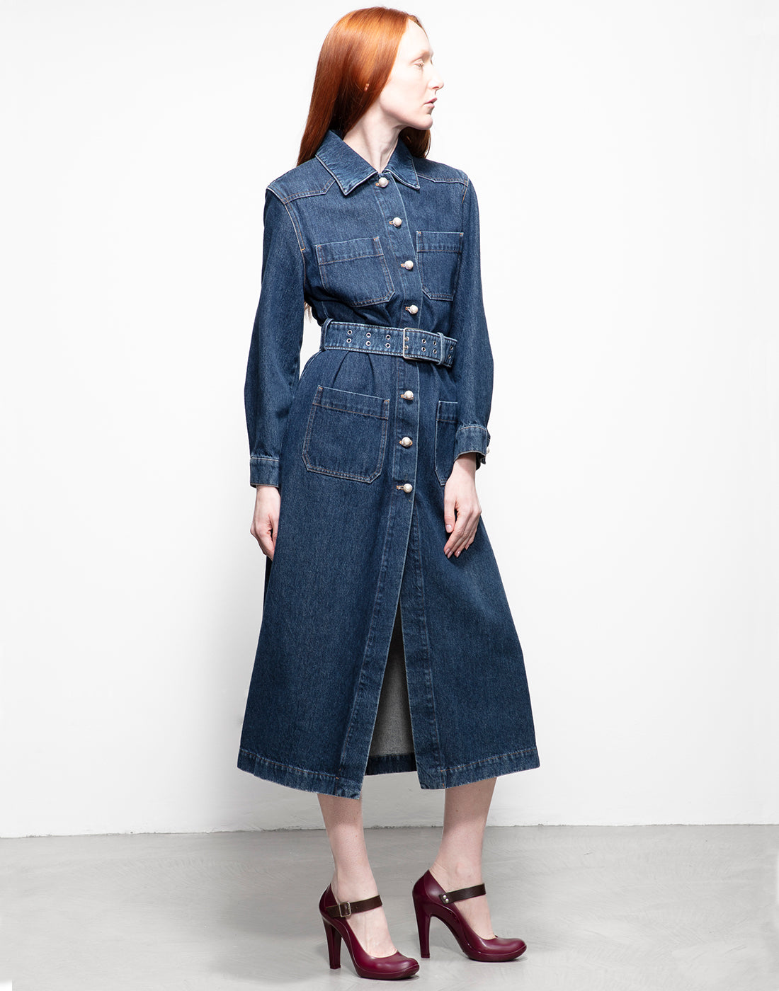 Miu Miu Denim Dress / Dust Coat