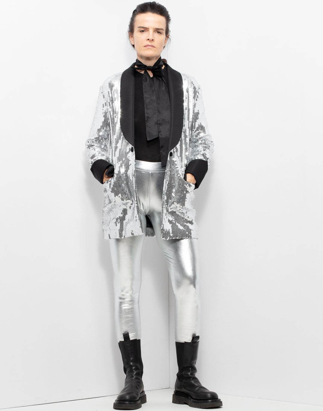 Moschino Silver Sequin Jacket – Frida