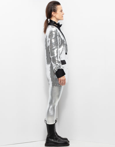 Moschino Silver Sequin Jacket
