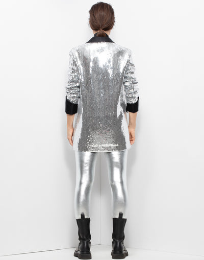 Moschino Silver Sequin Jacket