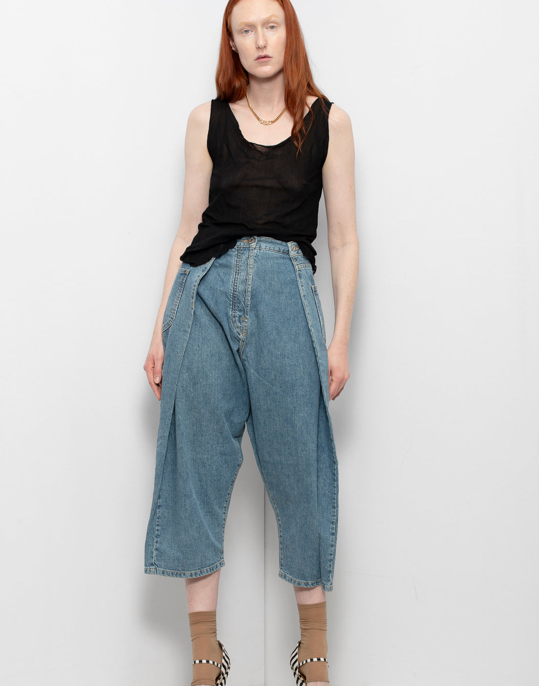 Really Cool Cropped Light Denim By Loewe