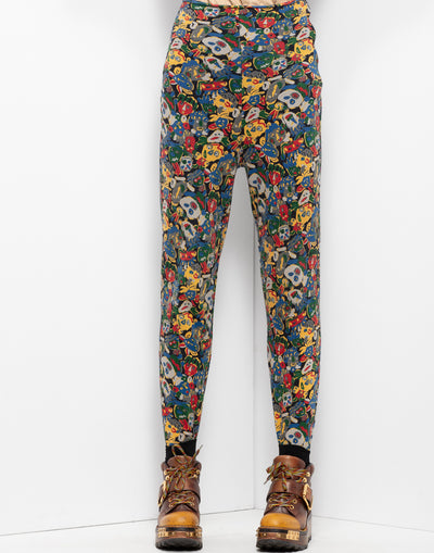 Jean Paul Gaultier Stretch Printed Trousers