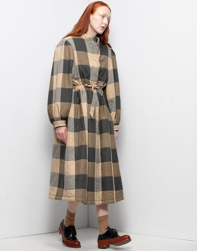 Beautiful 80's Valentino Grey Checkered Coat