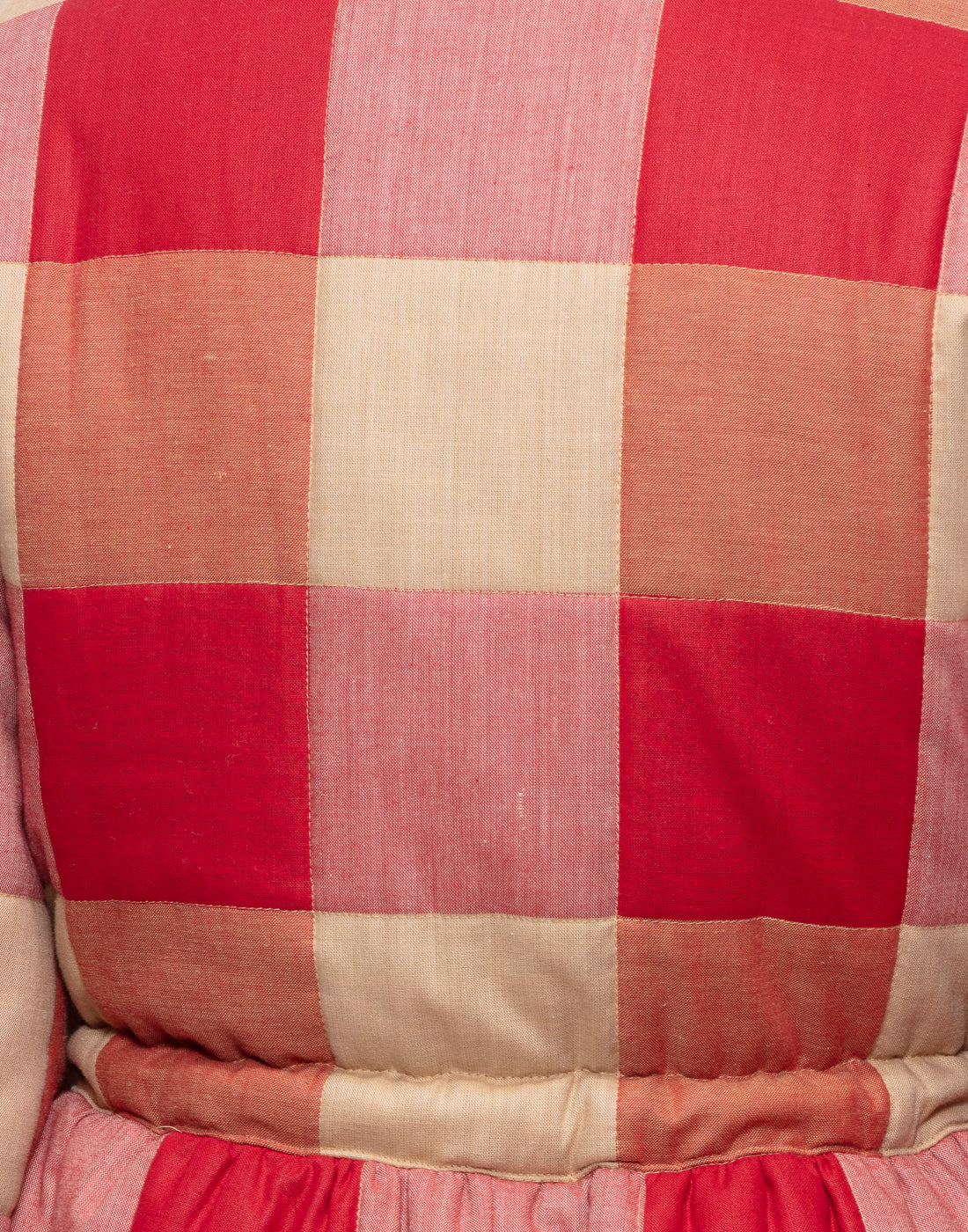 Beautiful 80's Valentino Red Checkered Coat