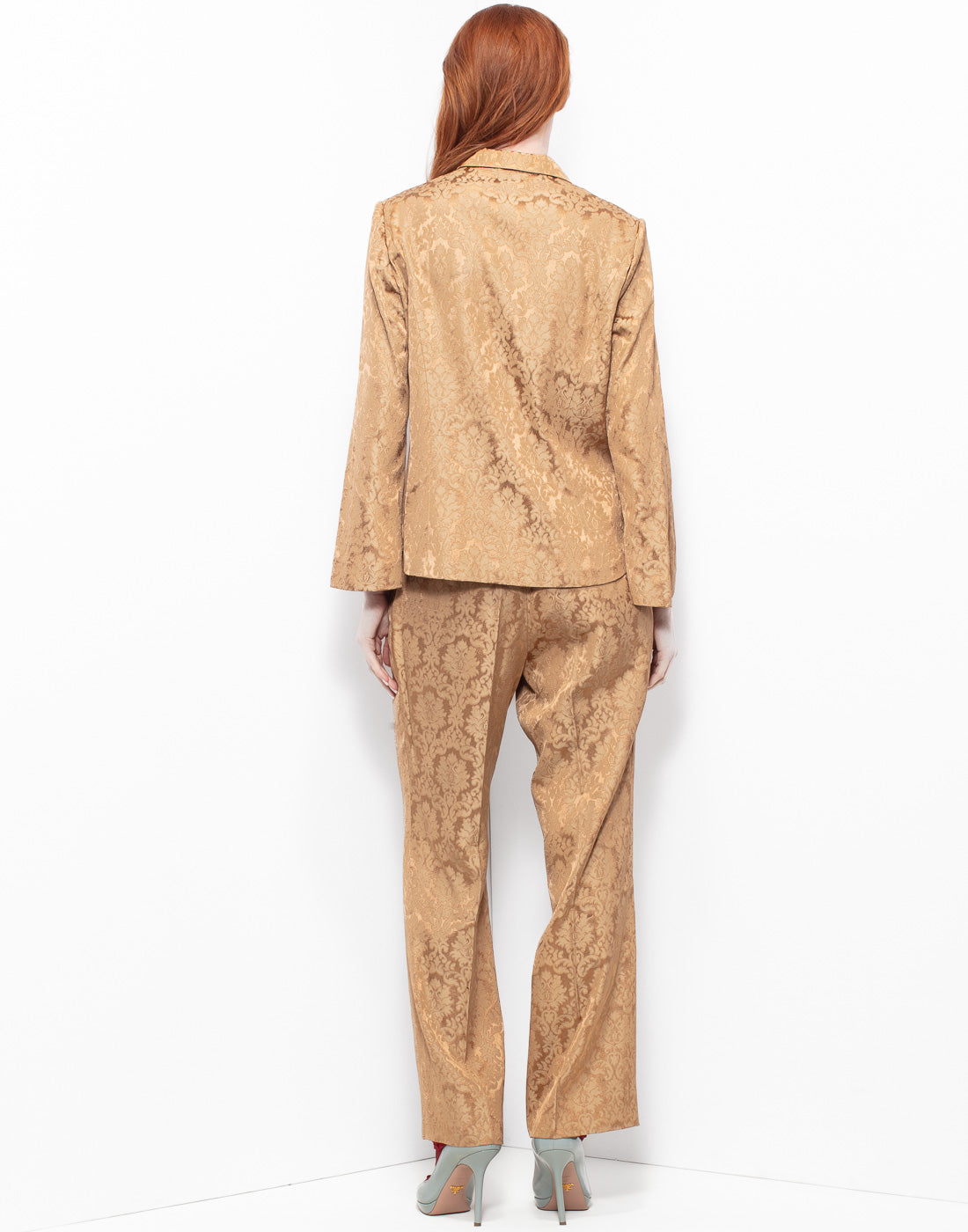 Baroque-style soft silk pants-shirt from Exte  archives