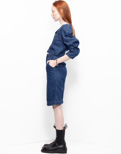 Vintage Ferretti Jeans blue denima dress