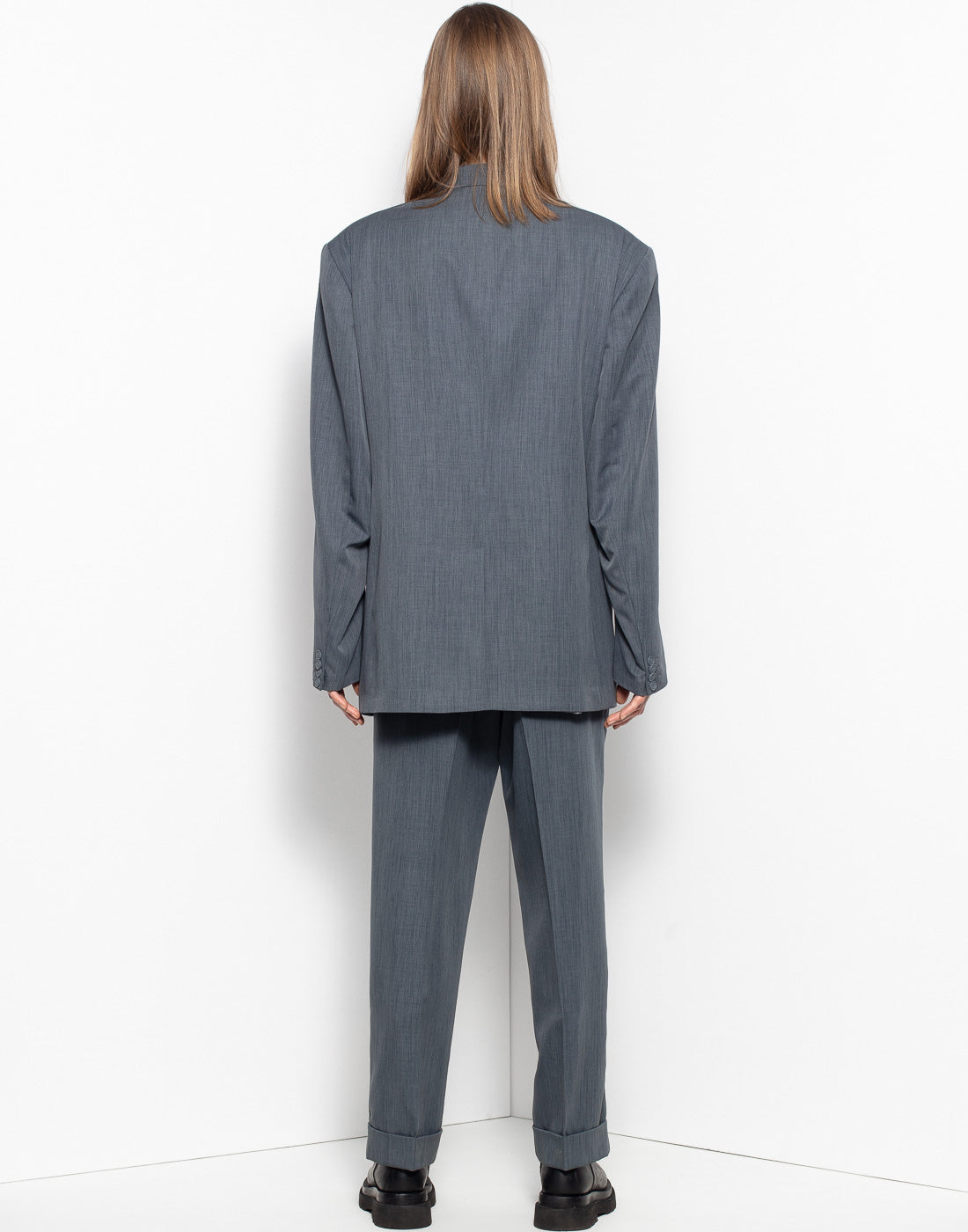 Vintage grey man suit jacket
