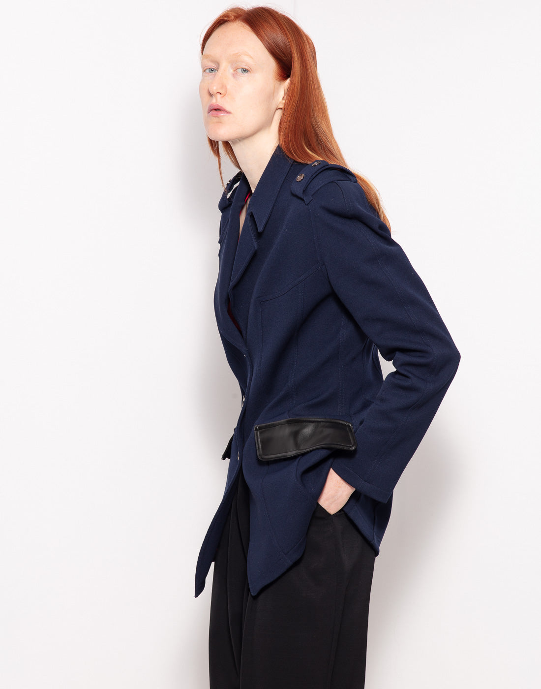 Thierry Mugler fitted military jacket
