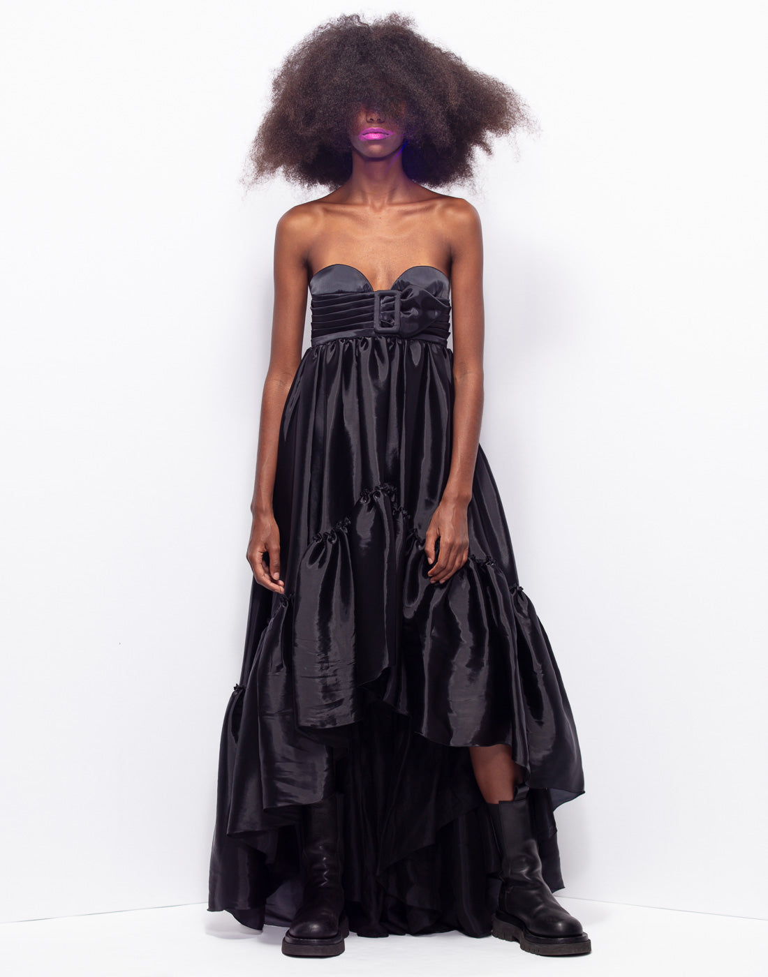 Rare Vintage Jean Paul Gaultier bustier maxi dress