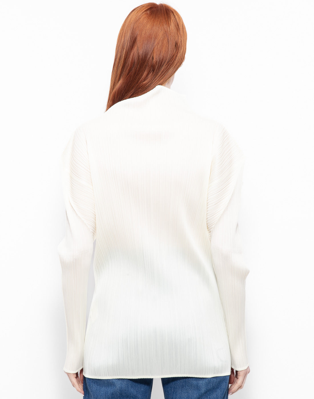 Vintage cream long sleeved top