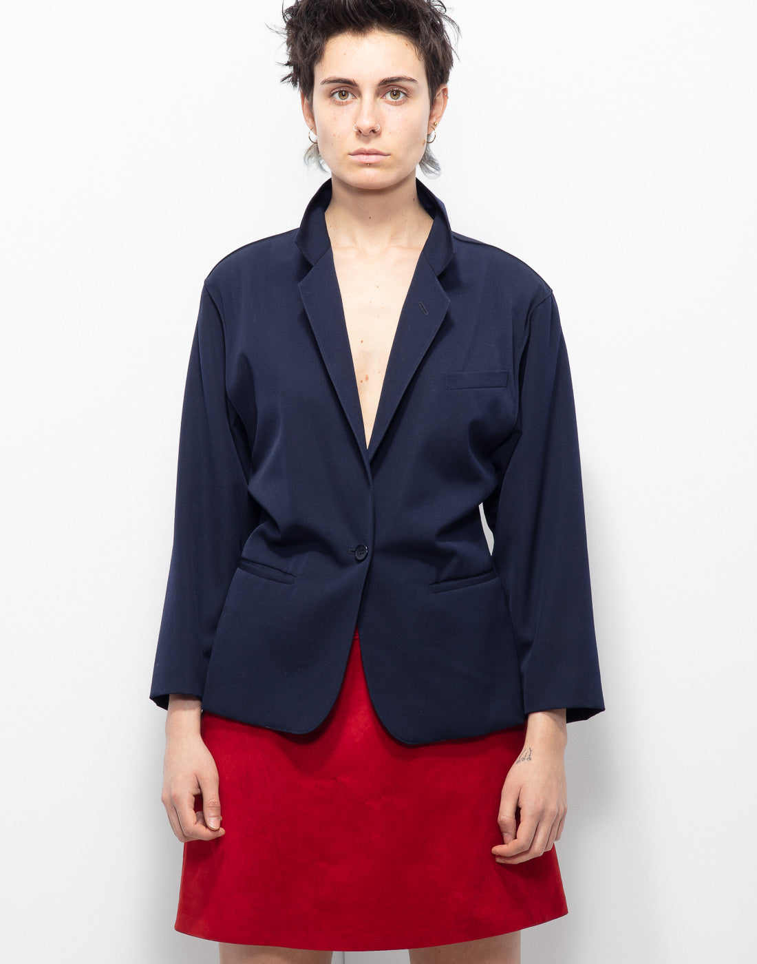Vintage midnight blue blazer