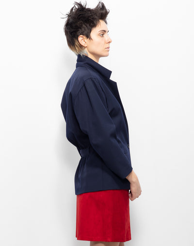 Vintage midnight blue blazer